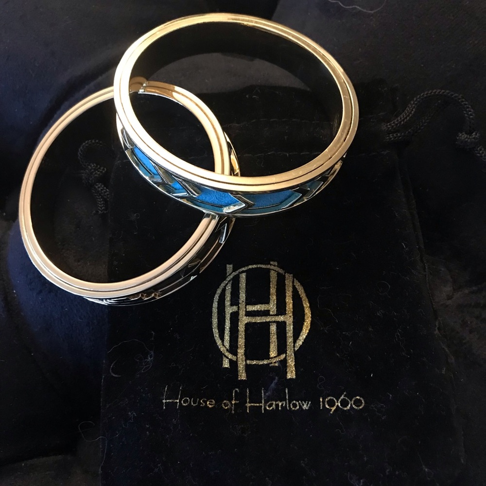 House of Harlow 1960 Aztec Bangle Bracelets